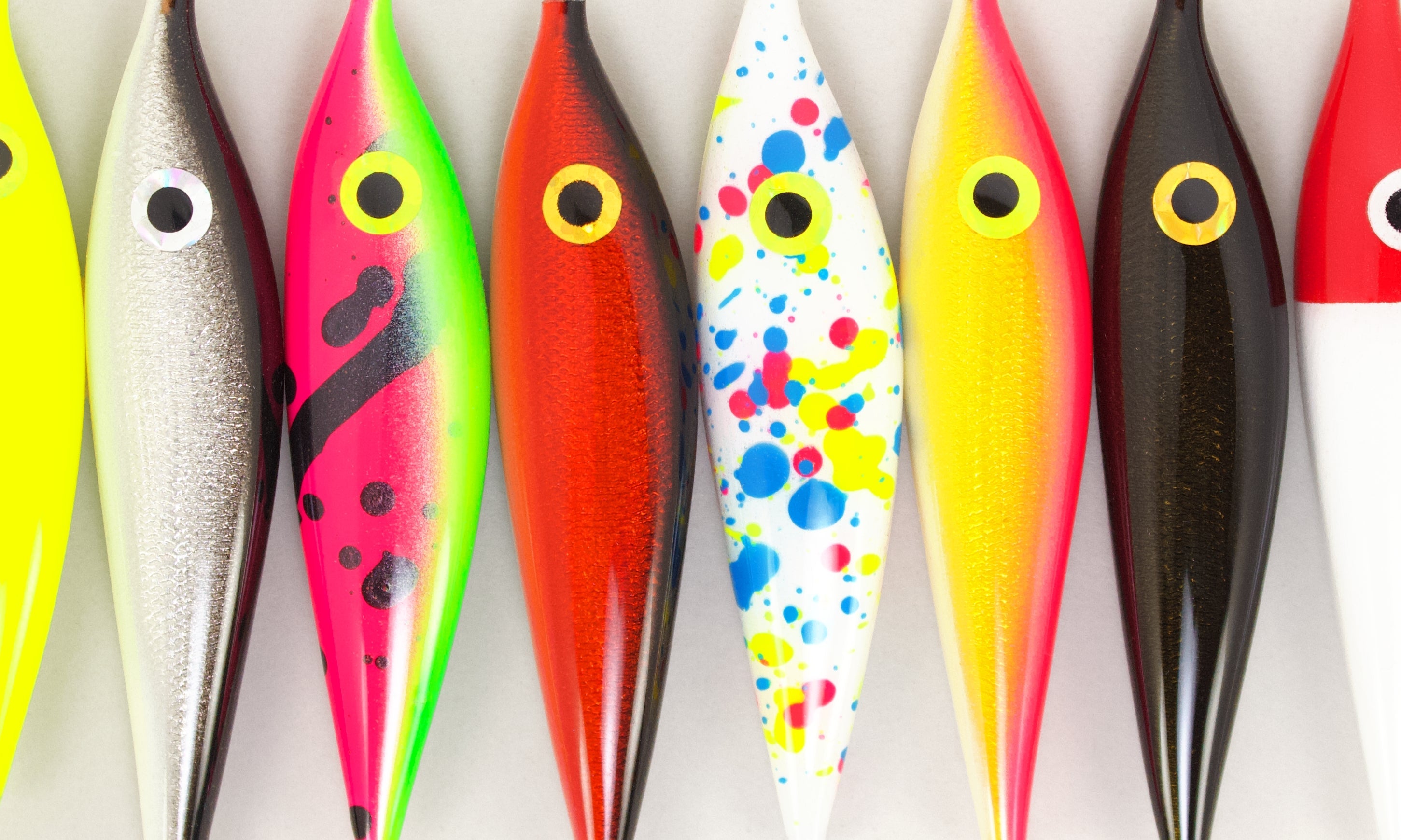 【美品】Color Making - Handmade Lure Works Fosco Handmade Fishing Lure • Wood Minnow Spinners • Made in