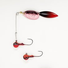 Load image into Gallery viewer, Jig Spinner • Red Menace • #3 (plastic bait not included)