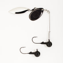 Load image into Gallery viewer, Jig Spinner • Black • #3 (plastic bait not included)