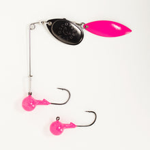 Load image into Gallery viewer, Jig Spinner • Pink • #3 (plastic bait not included)