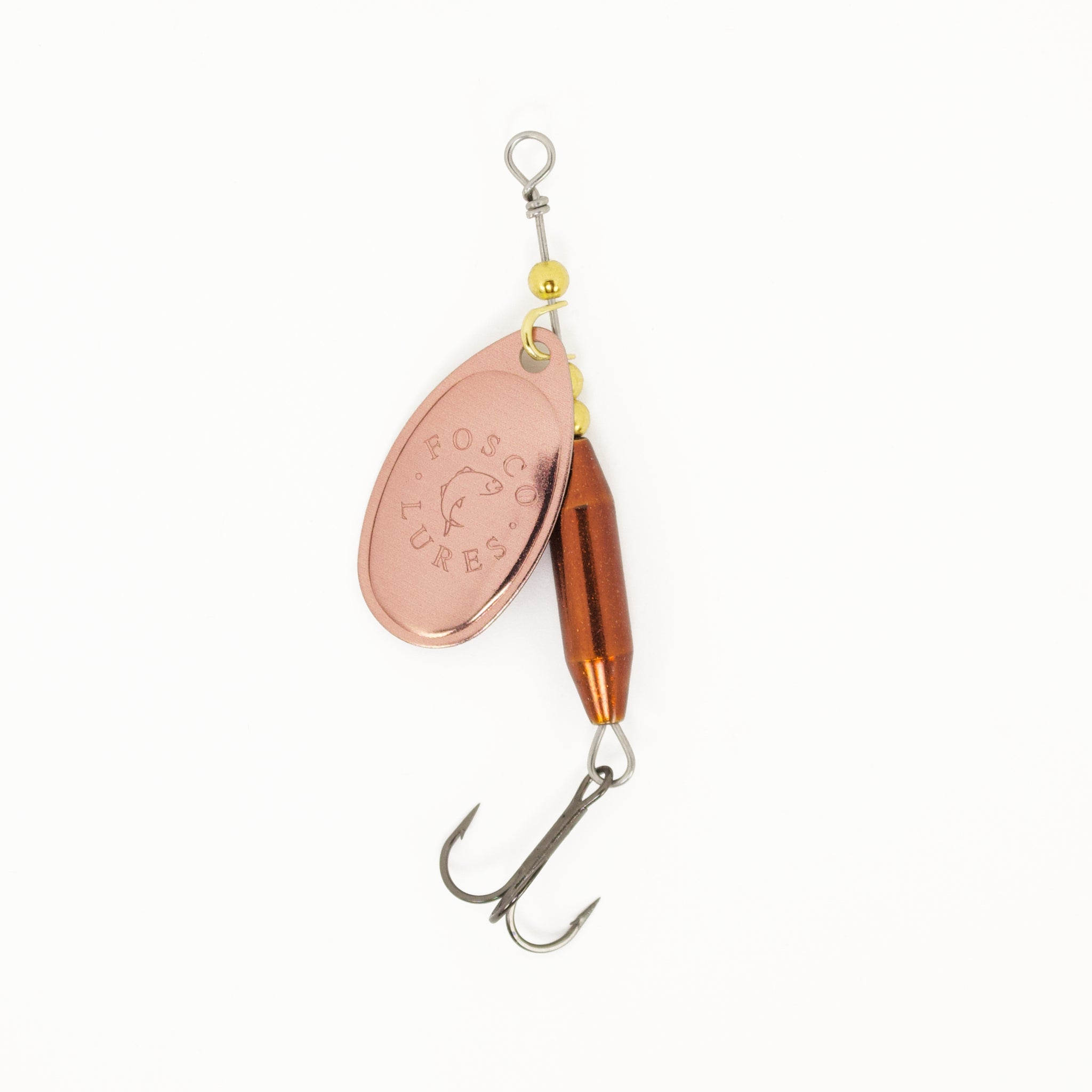 Fosco Handmade Fishing Lures • Copperhead Spinner • Made in Canada – Fosco Fishing Lures