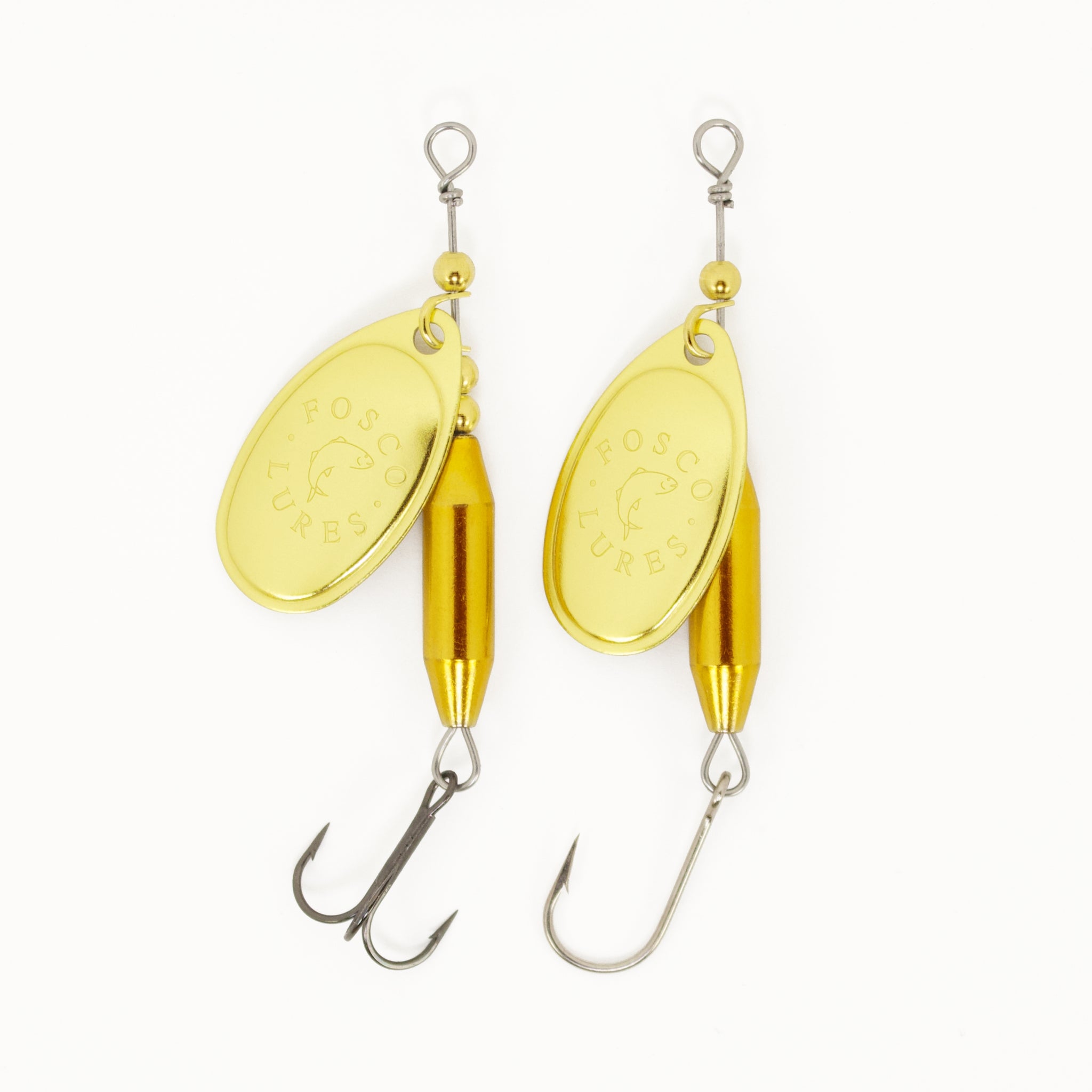 Fosco Handmade Fishing Lures • Fool's Gold Spinner • Made in Canada – Fosco Fishing Lures