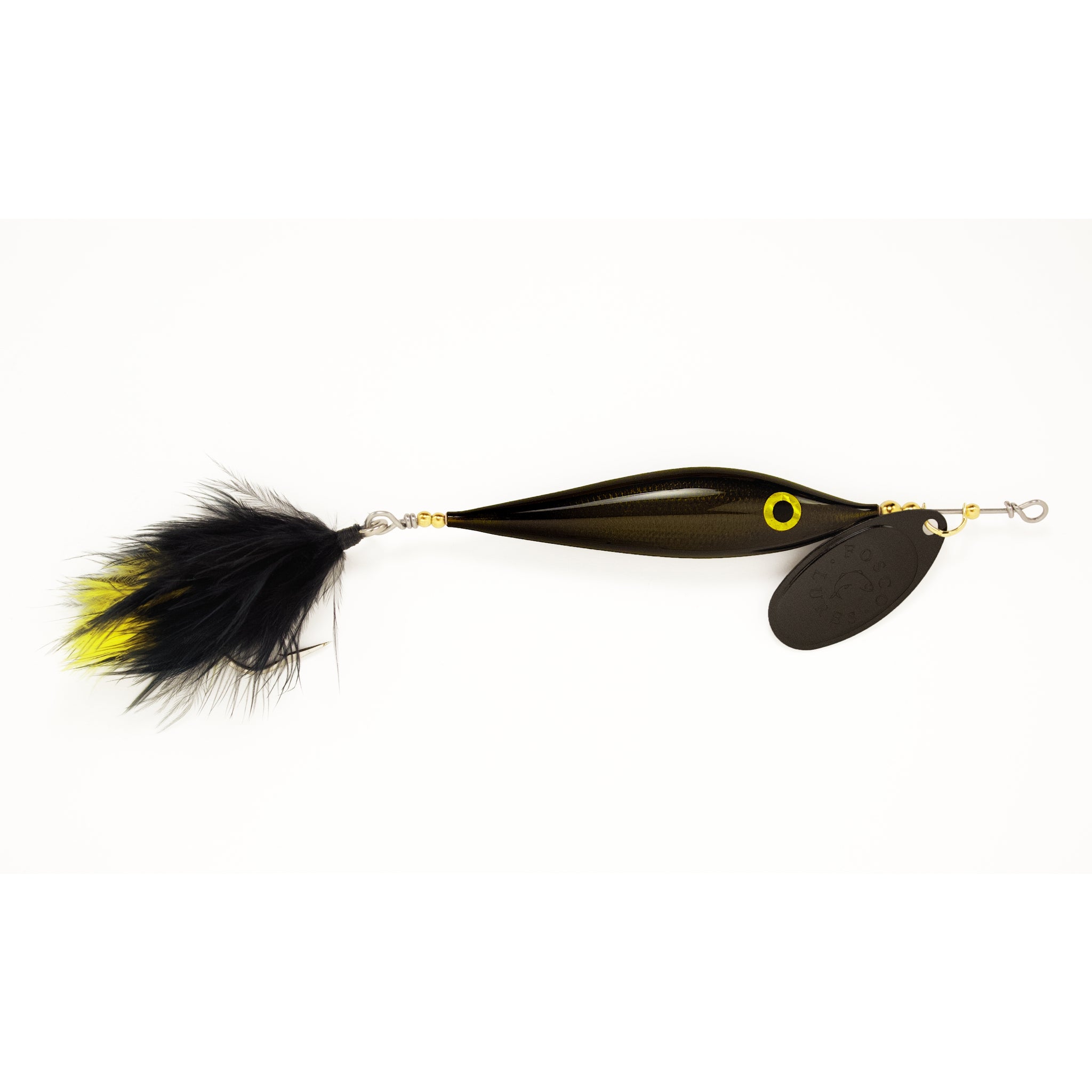 Fosco Handmade Fishing Lure • Wood Minnow Spinners • Made in