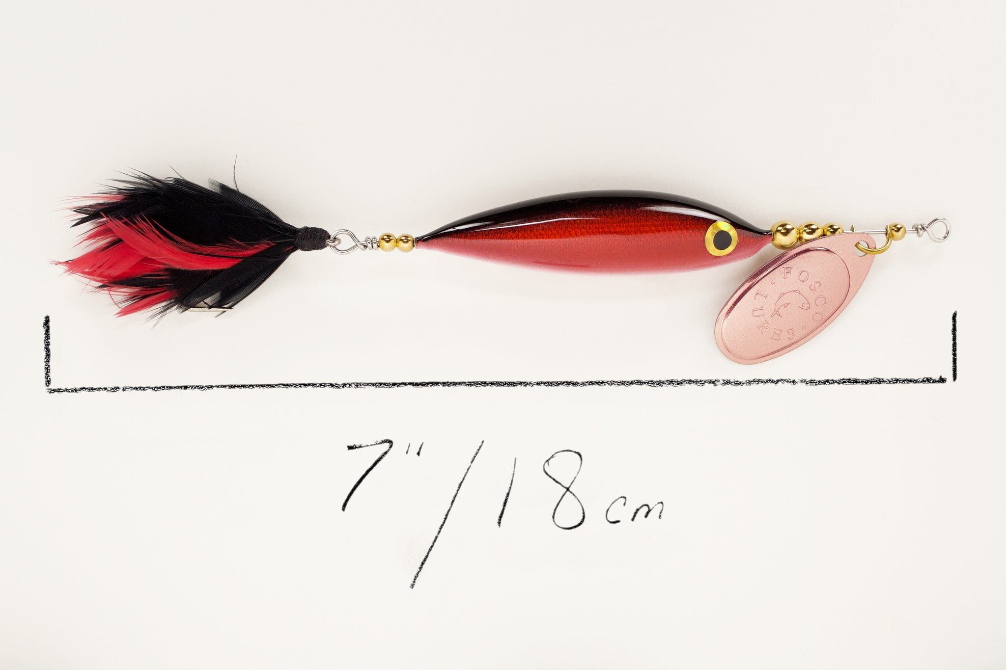 Fosco Handmade Minnow Spinner • Made in Canada • For Bass, Pike, Salmon and  more – Fosco Fishing Lures