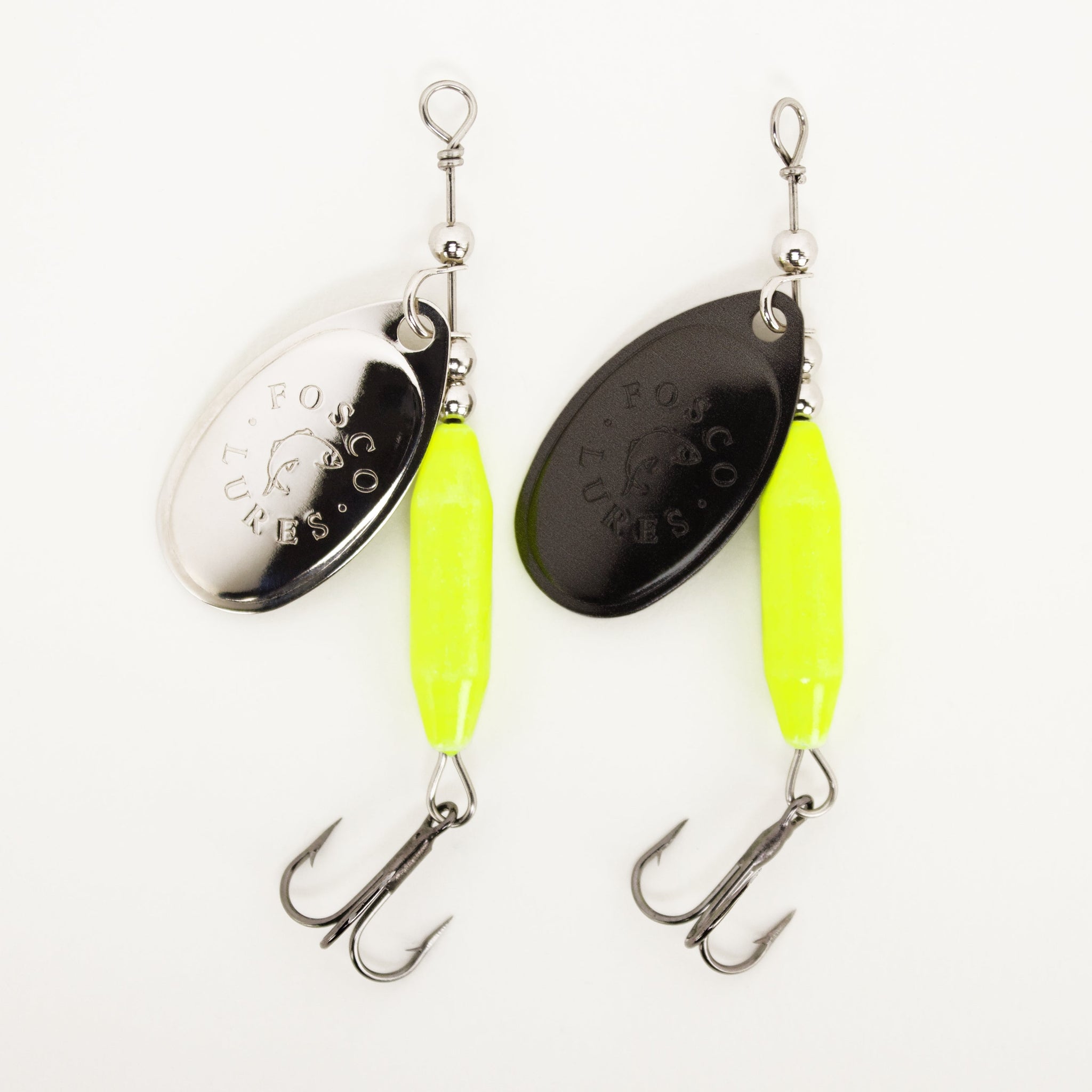 Fosco Handmade Fishing Lures • Charteuse Inline Spinner • Made By Hand In  Canada – Fosco Fishing Lures
