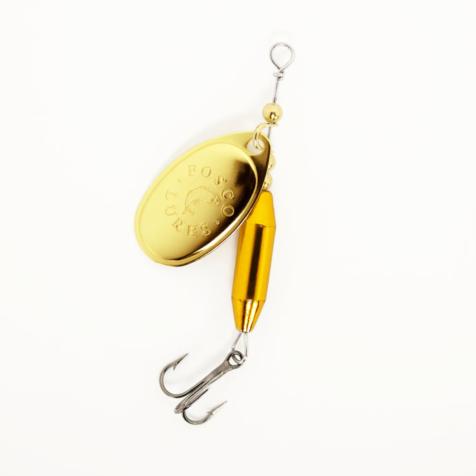 Fosco Handmade Fishing Lures • Inline Spinner • Olive Green • Made By Hand  In Canada – Fosco Fishing Lures
