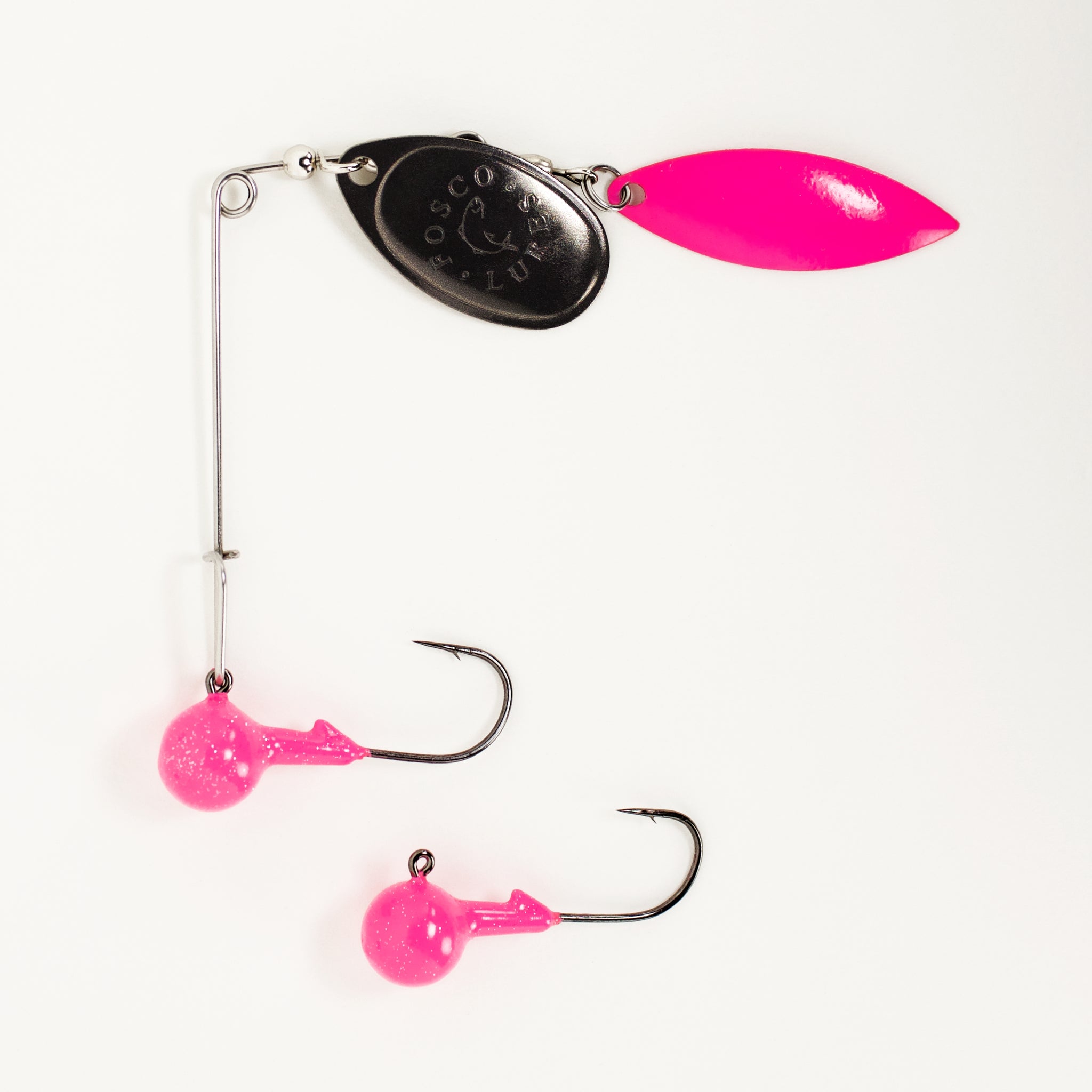 Fosco Handmade Fishing Lures • Jighead Spinnerbait • Pink • Made By Hand In  Canada – Fosco Fishing Lures