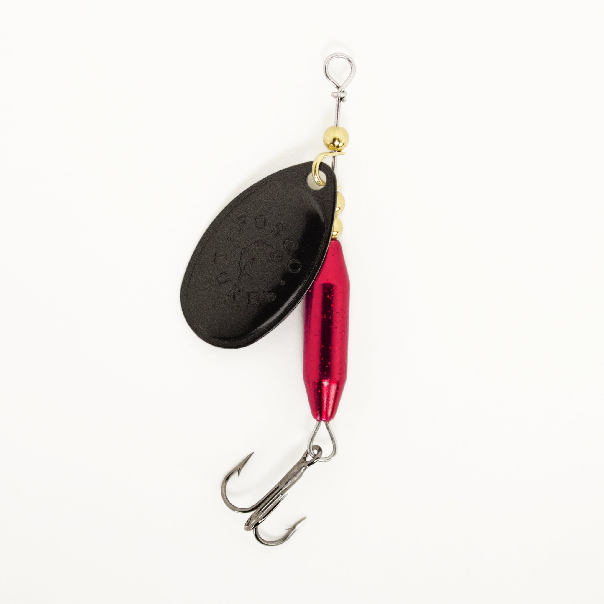 Fosco Handmade Fishing Lure • Pigeon Blood Red Inline Spinner • Made By  Hand In Canada – Fosco Fishing Lures
