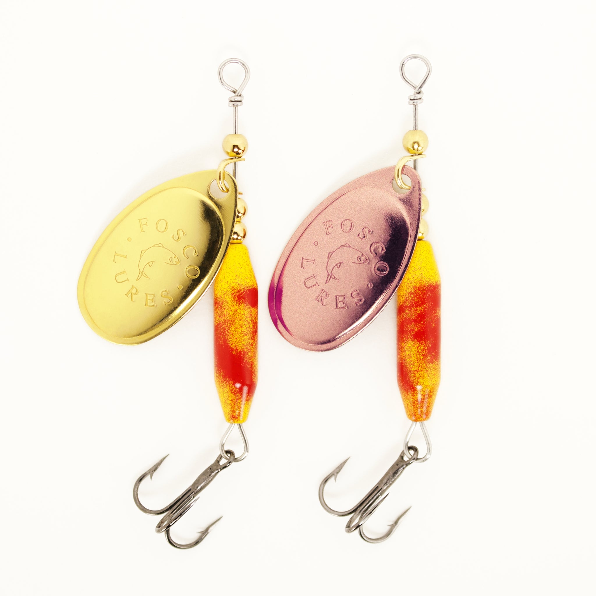 Fosco Handmade Fishing Lures • Red Craw Inline Spinner • Made By Hand In  Canada – Fosco Fishing Lures